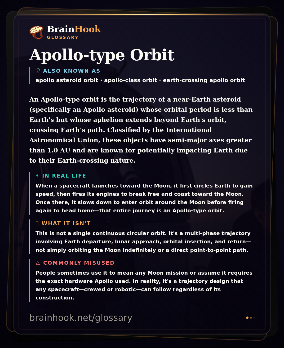 Apollo-type Orbit — BrainHook Glossary card