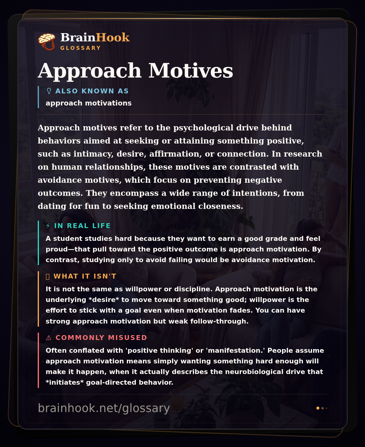 Approach Motives — BrainHook Glossary card