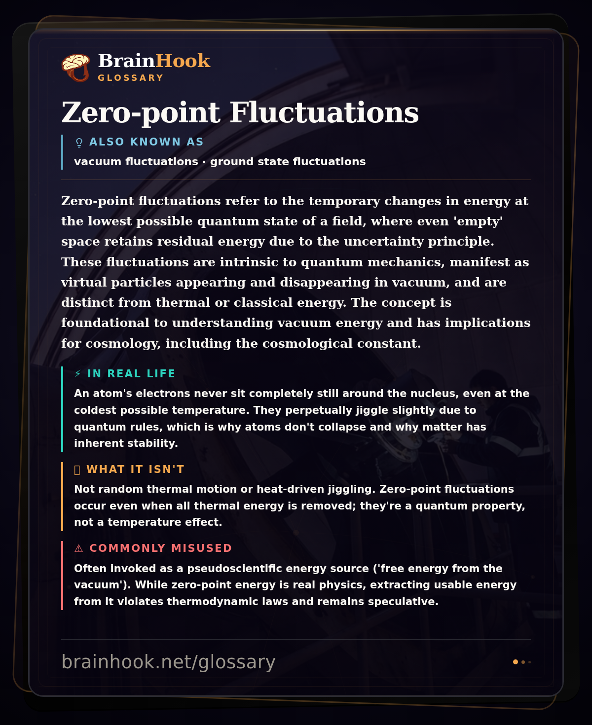 Zero-point Fluctuations — BrainHook Glossary card