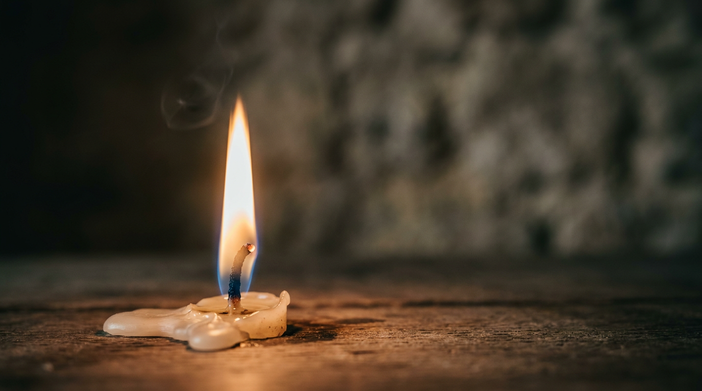 A Candle Flame Is Rebuilding Itself From Scratch Every Millisecond