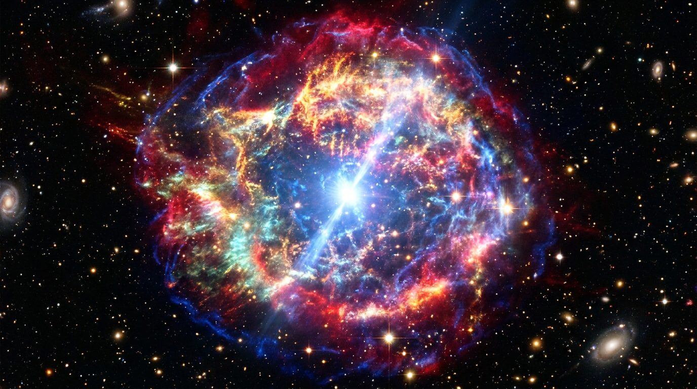 Astronomers Watched a Magnetar Be Born. The Universe Was Blinking.