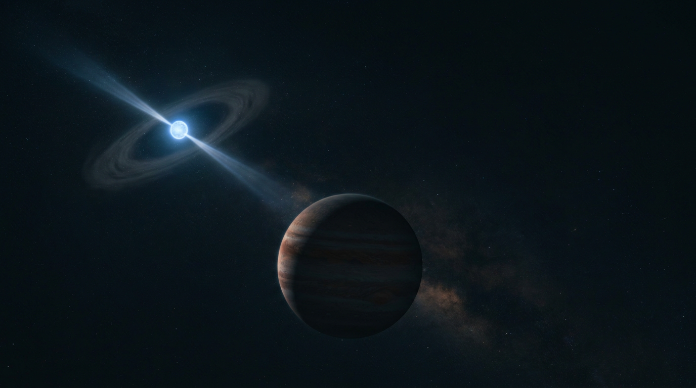 JWST Found a Planet That Shouldn't Exist — Orbiting a Dead Star, Raining Diamonds
