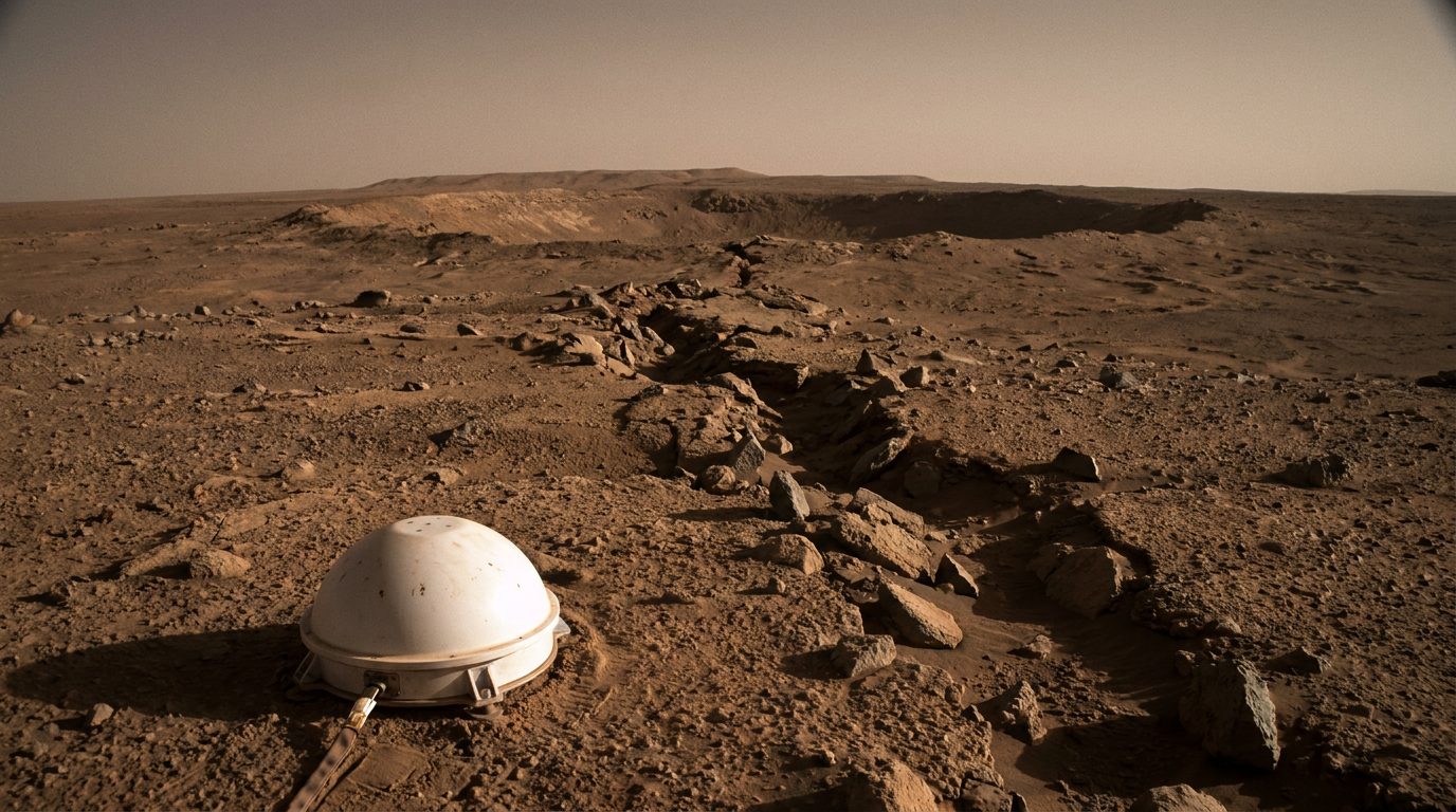 Mars Is Still Cracking Apart — and InSight Heard It Happen