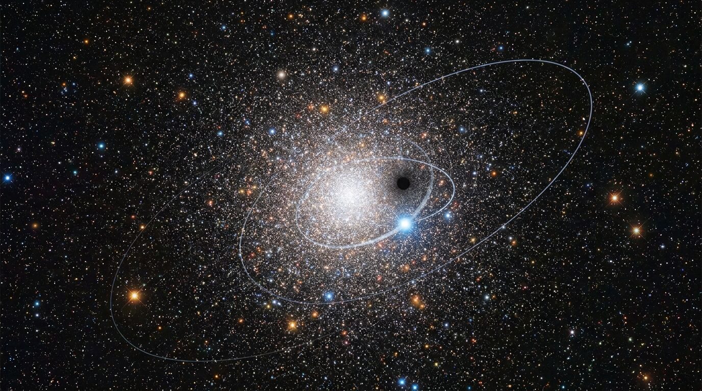 Where are Omega Centauri's missing black holes? Hubble found one by watching a star dance.