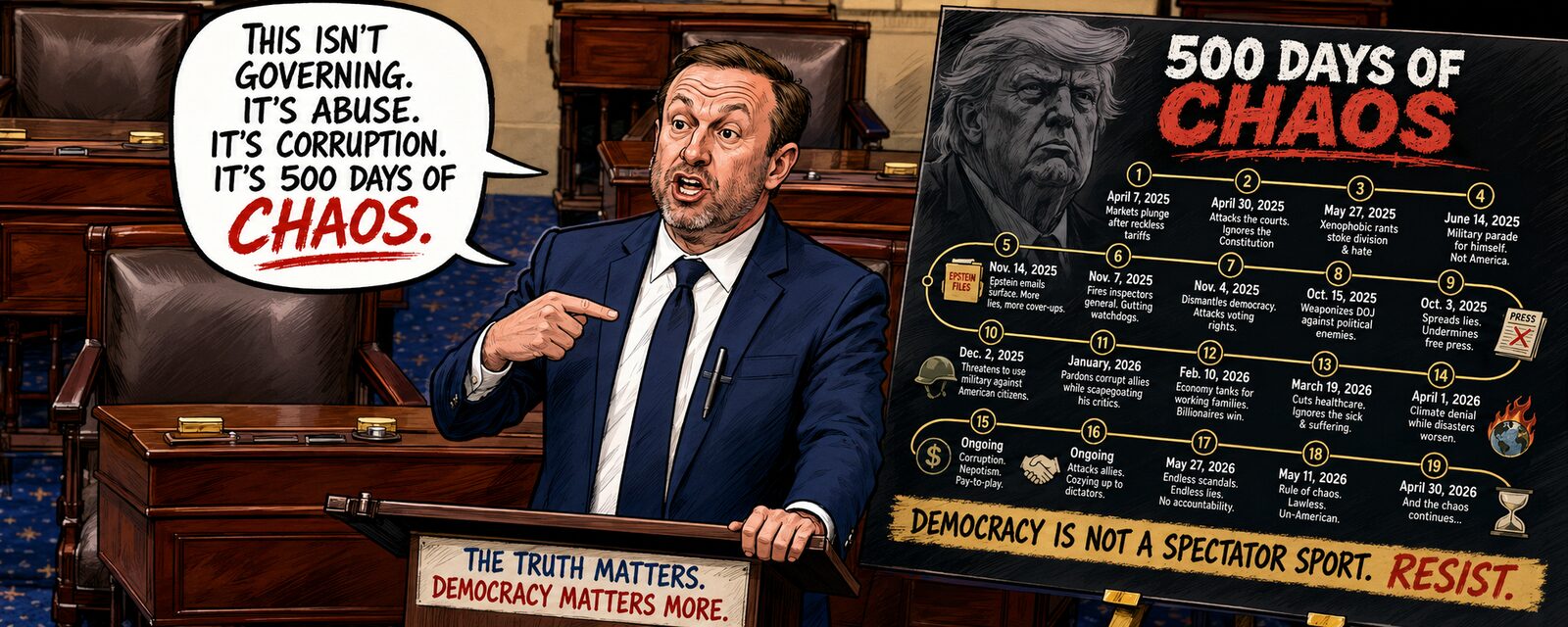 The White House Is a Corruption Machine. Senator Murphy Just Documented Every Moving Part.