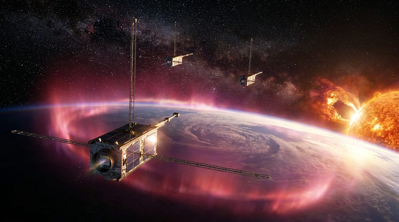 A satellite's camera caught what its sensors missed during the solar storm