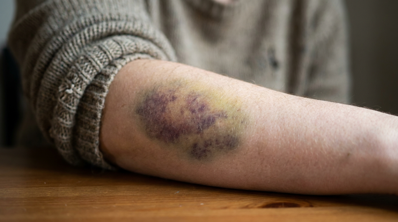 Your Bruise Is Changing Color for the Same Reason Leaves Do